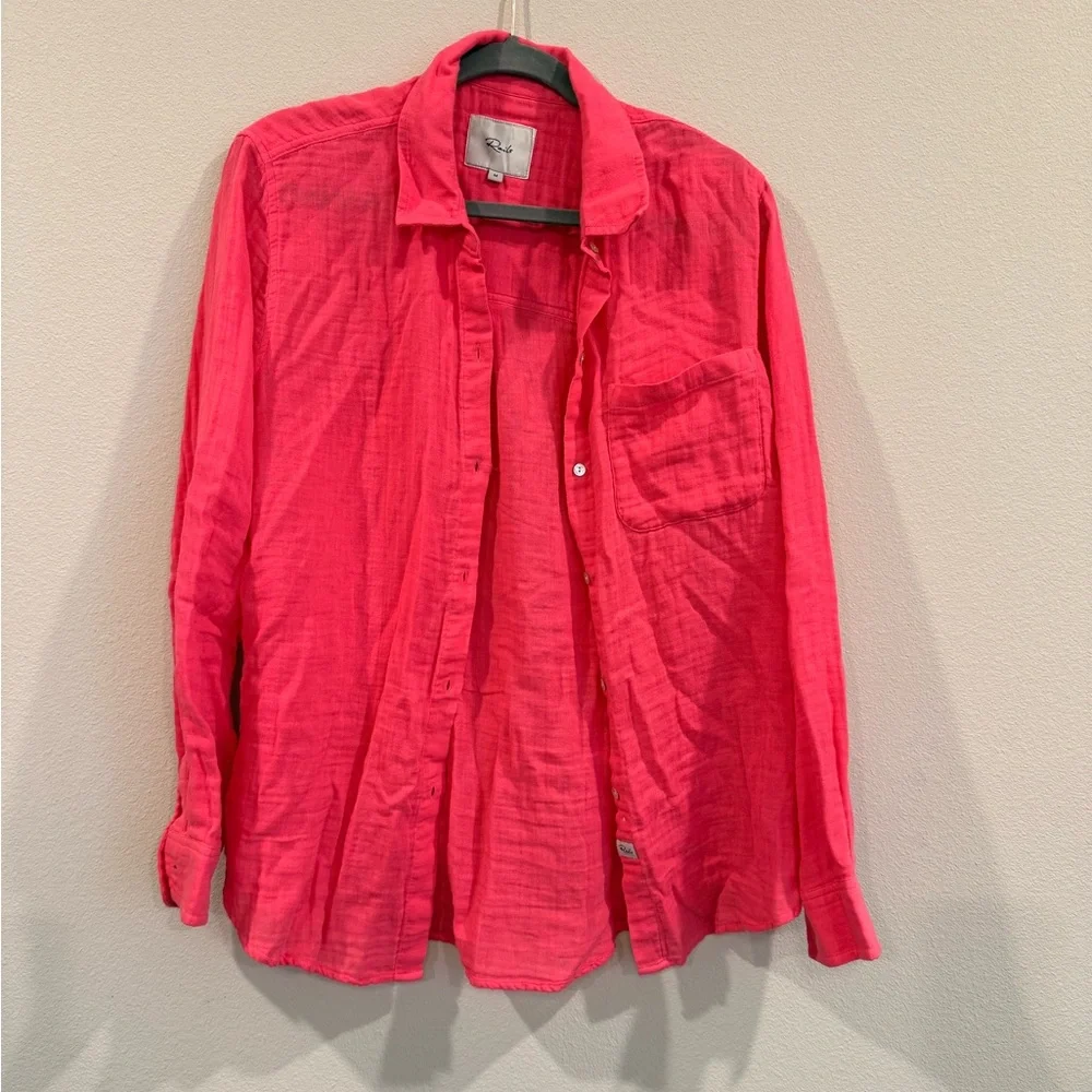 Rails Pink Button-Up Shirt - Picture 8 of 8